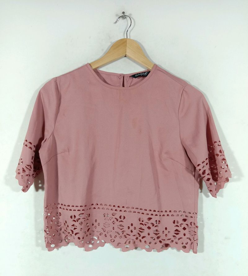 Peach Colour Casual Top (Women's)