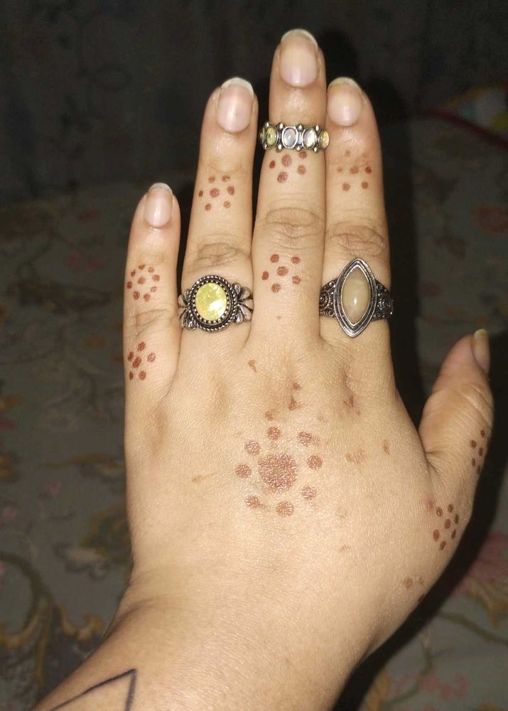 Antique Look Set Of 3 Rings (2 normal,1 Midi Ring)