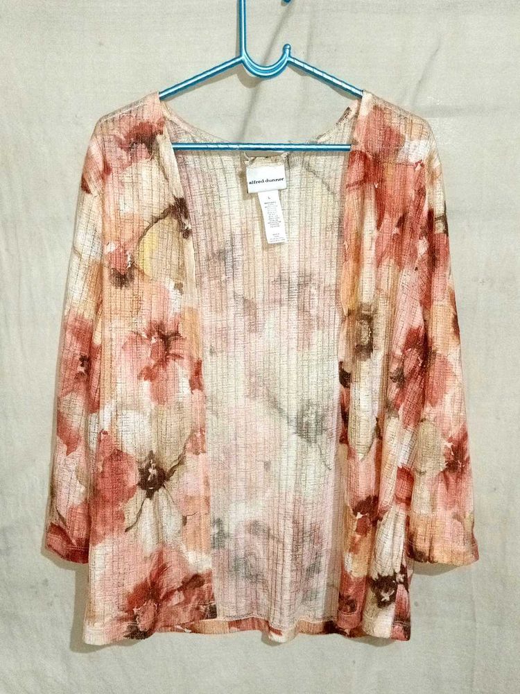 Floral Print Shrug