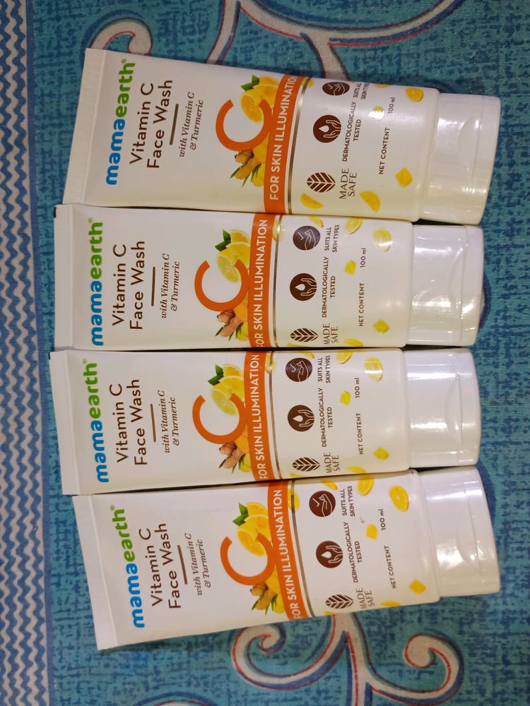 Pack Of 4 New Face Wash