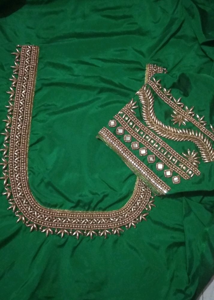 Aari Work Blouse Piece