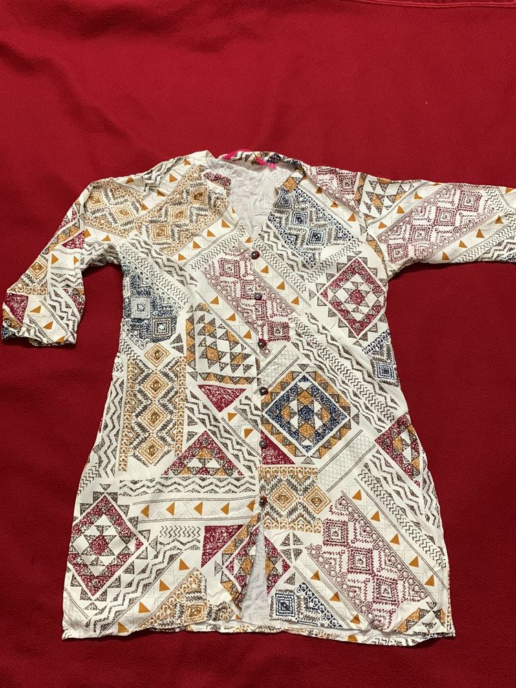 Short Multi Coloured Kurti