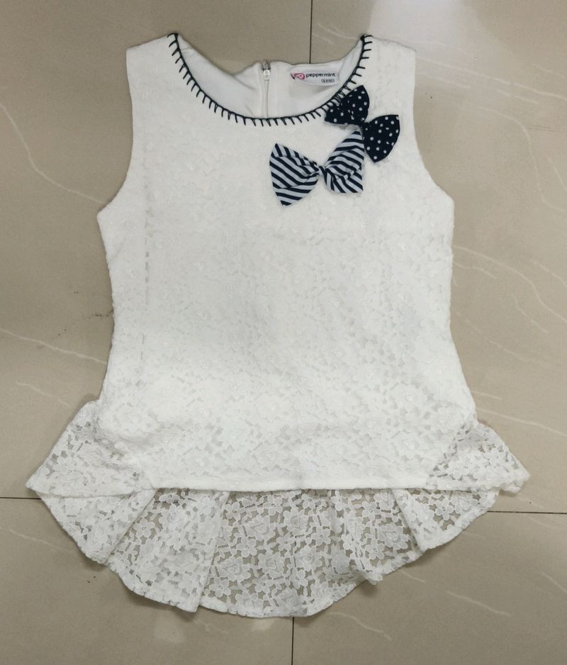 Girls Top White