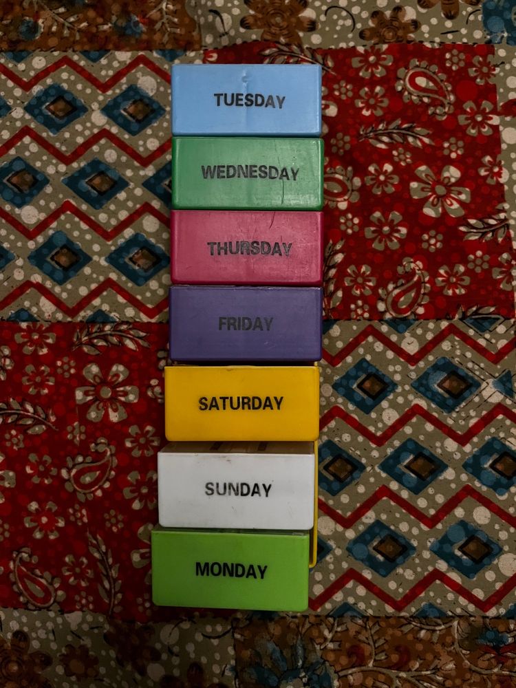 Weekly Medicine Organizer