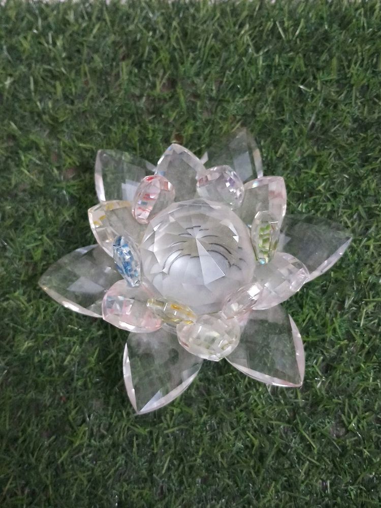 Lotus Glass  Decor Piece