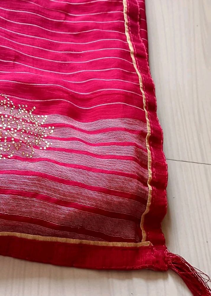 Women Georgette Saree With Blouse