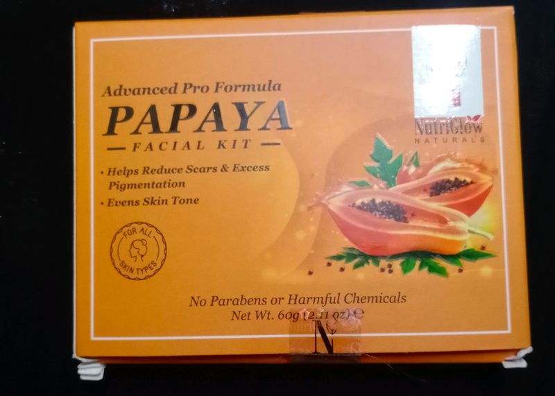 Nutriglow Papaya Fruit facial kit 60gm