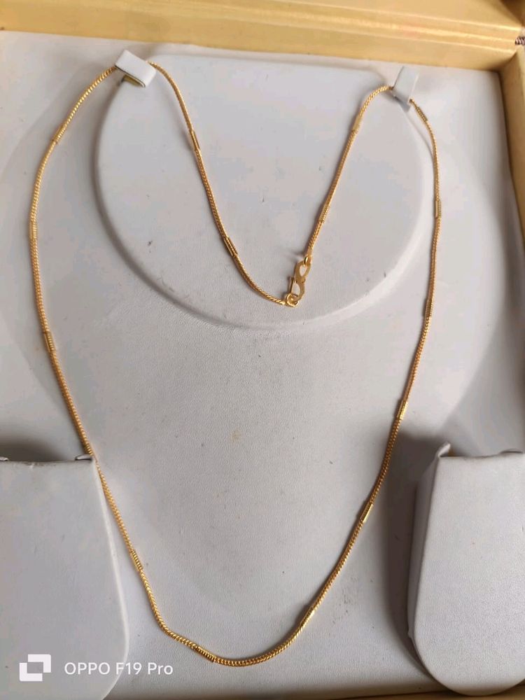 Beautiful Gold Plated Chain ( 2 Pcs)