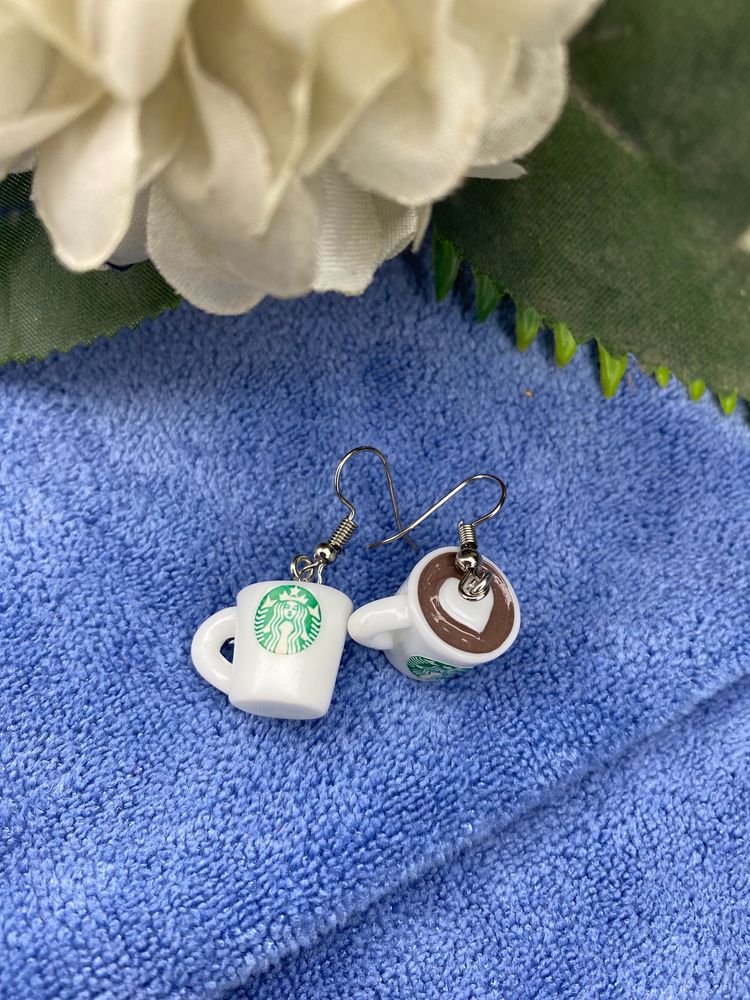 Miniature Earings Starbucks