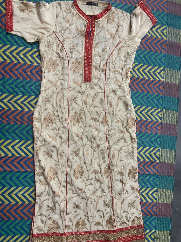 Fully Embroidered Kurti