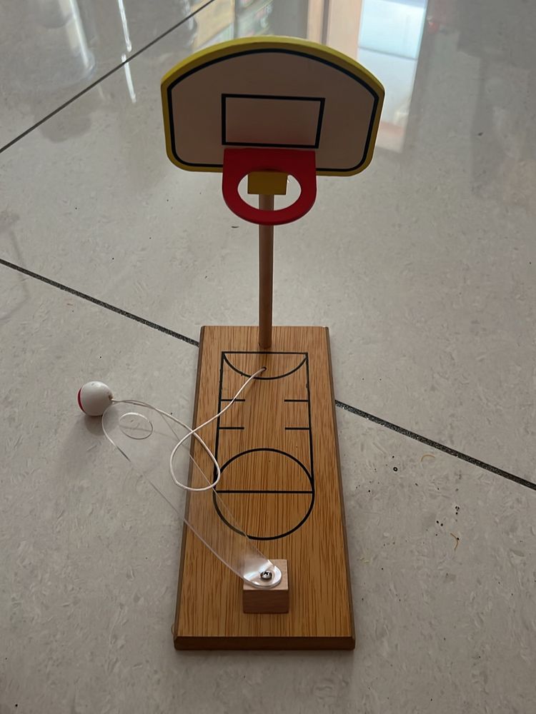 Wooden Mini Desktop  Basketball 🏀
