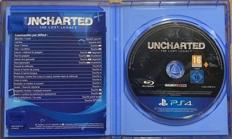 PS4 UNCHARTED LOST LEGACY