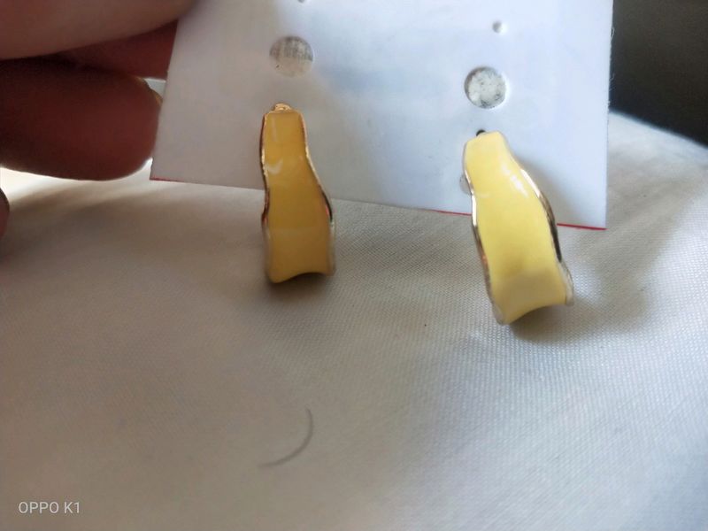 Yellow Earrings