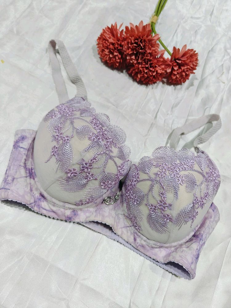 Imported Designer Tie Die Bra