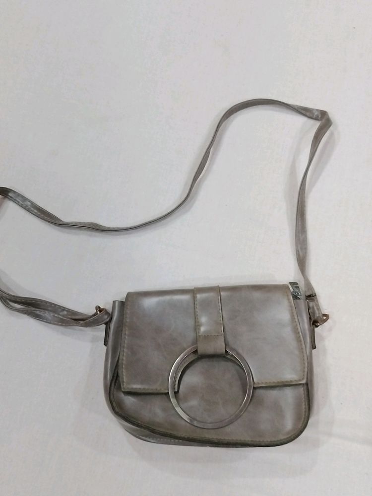 Grey Sling Bag