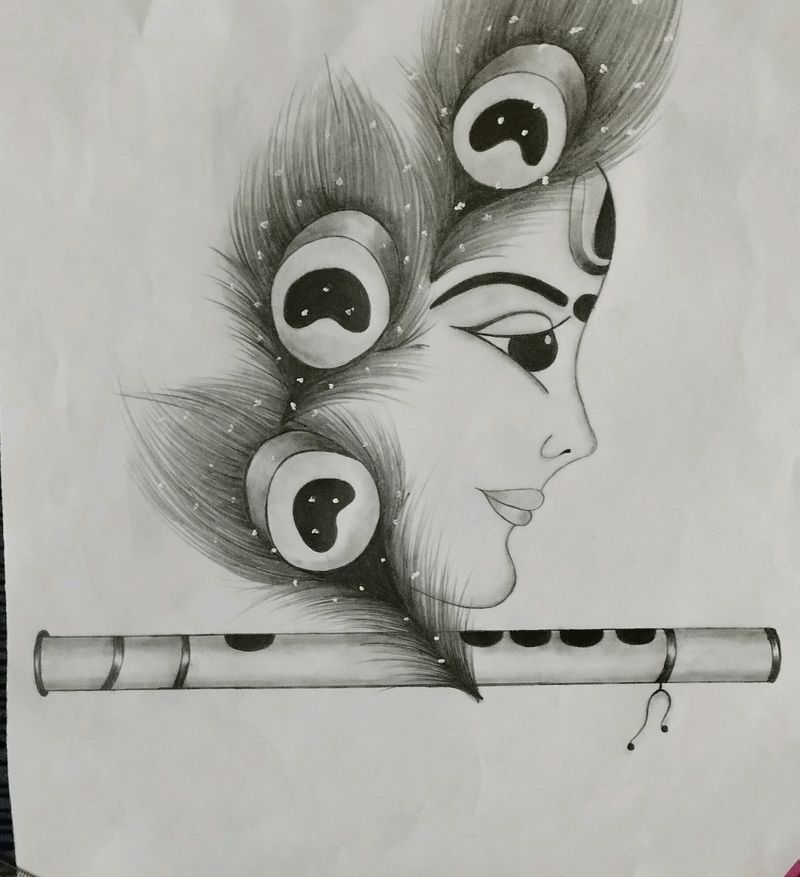 Krishn Drawing