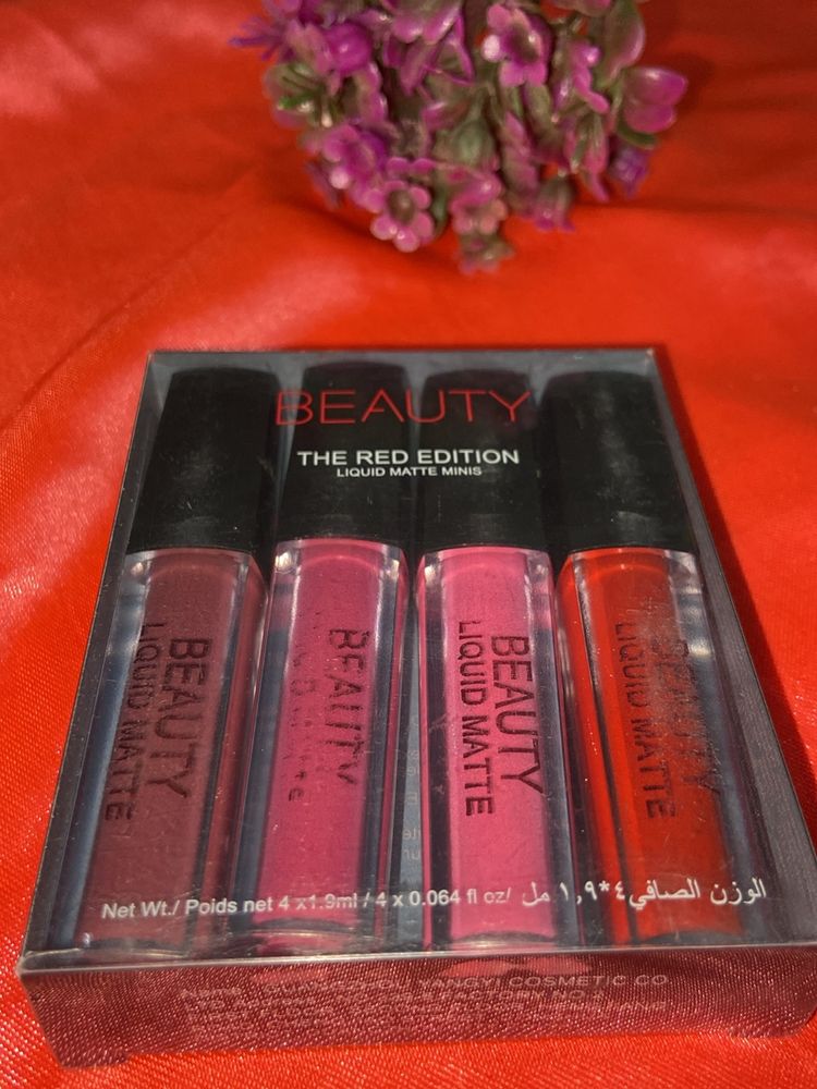 Beauty The Red edition liquid matte minis