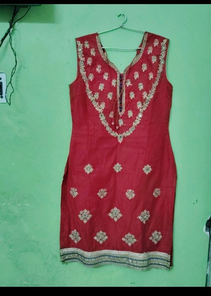 Kurta Skirt Shape Plazzo N Duppata