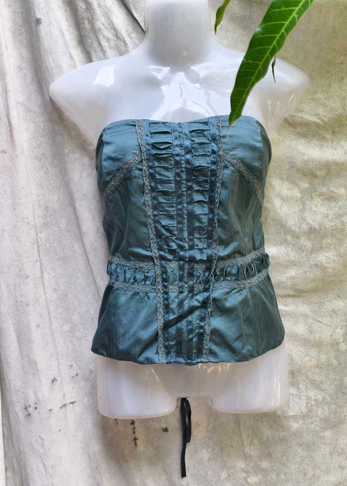 SEXY SEA GREEN CORSET