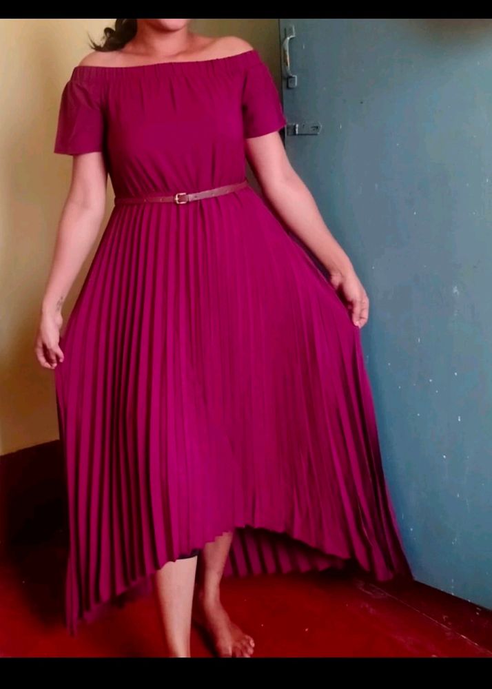 Sale 💰make Your Offer.. Maroon Dress 👗