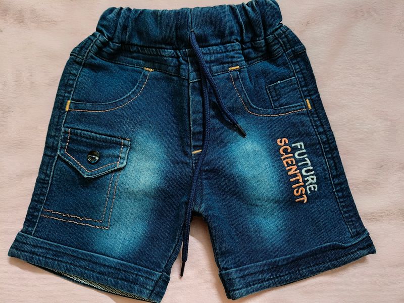 Denim Shorts For Babies