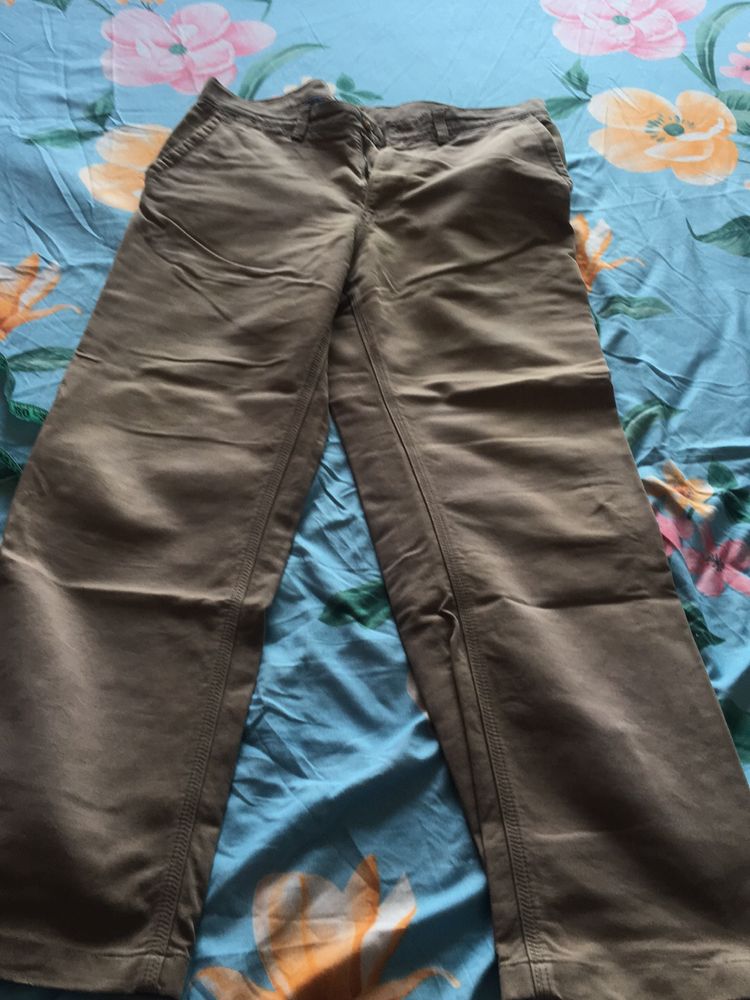 Brown Cotton Trousers From Indian Terrain