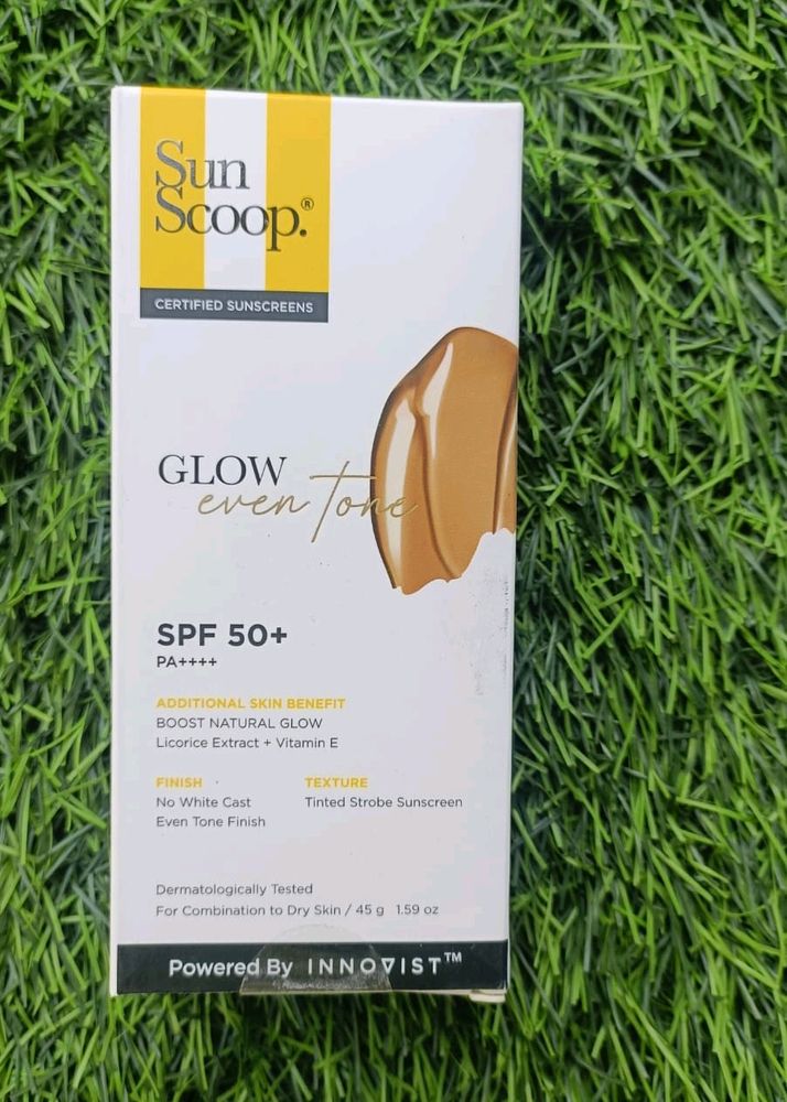 Spf 50+ Glow Even Tone Sunscreen Tinted Foundation