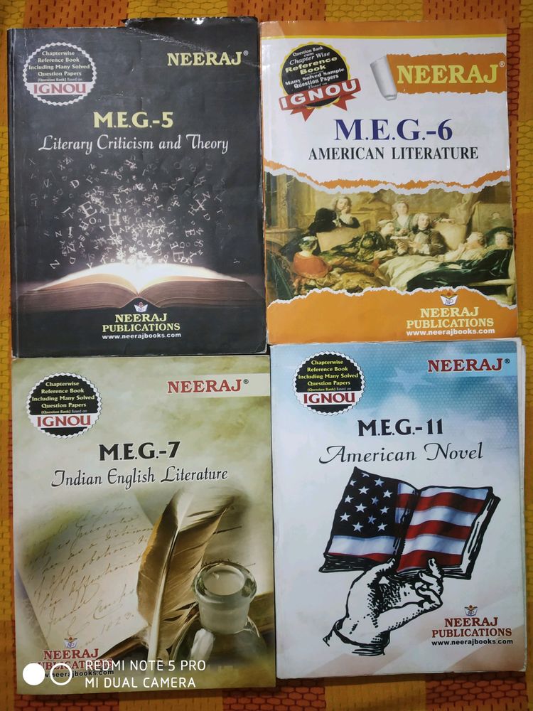 IGNOU MEG 2nd year guide books