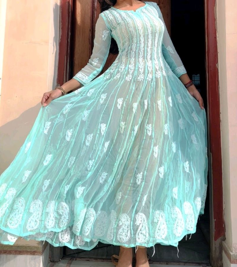 Chikankari Anarkali