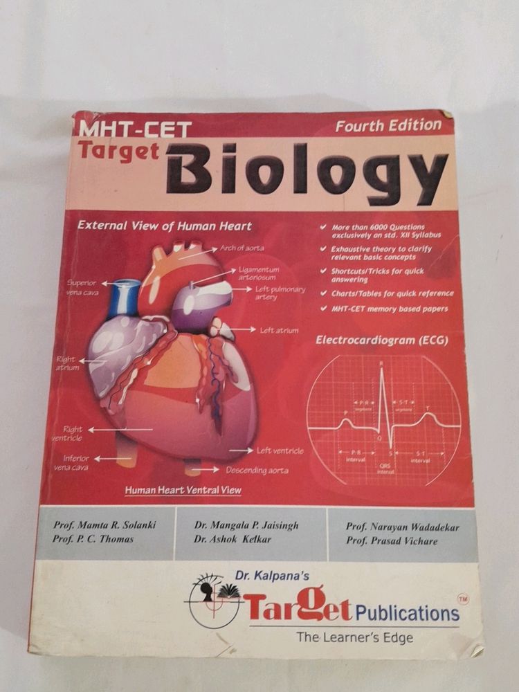 MHT-CET Target Biology Book