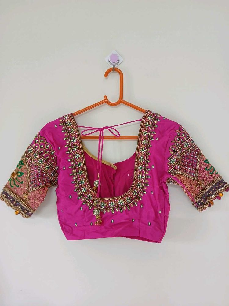 Bridal Wedding Aari Worked Blouse