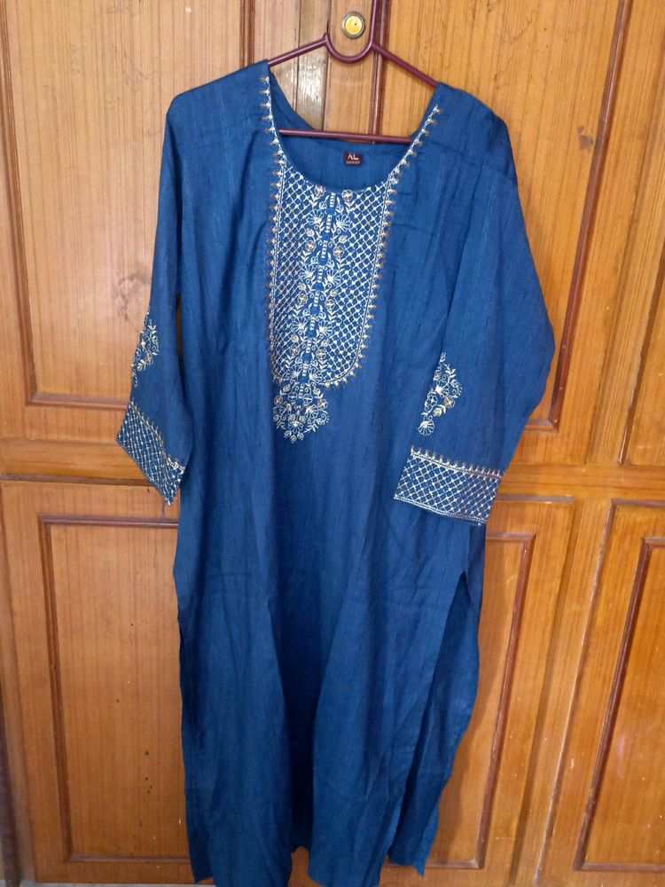 Gorgeous Navy Blue Kurthi