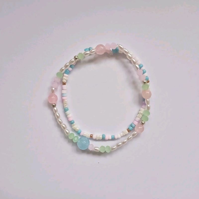 Bubble Gum 🏩💗 Beaded Bracelet