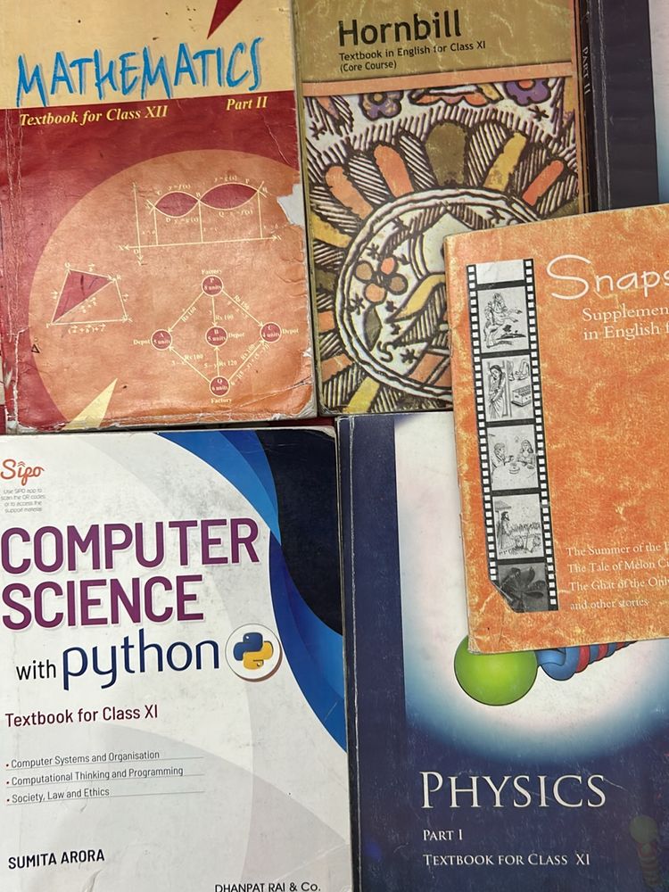 couple of ncert books for class 11