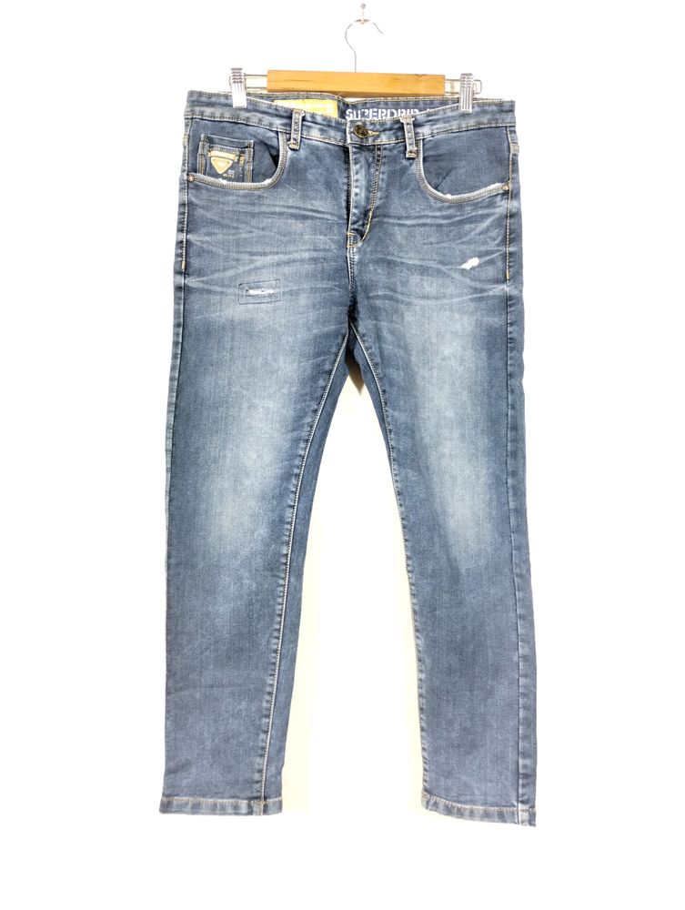 Blue Toned Casual Jeans (Men)