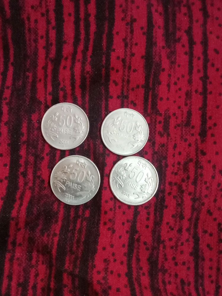 Old 50 Paise Beautiful 🤩 Condition