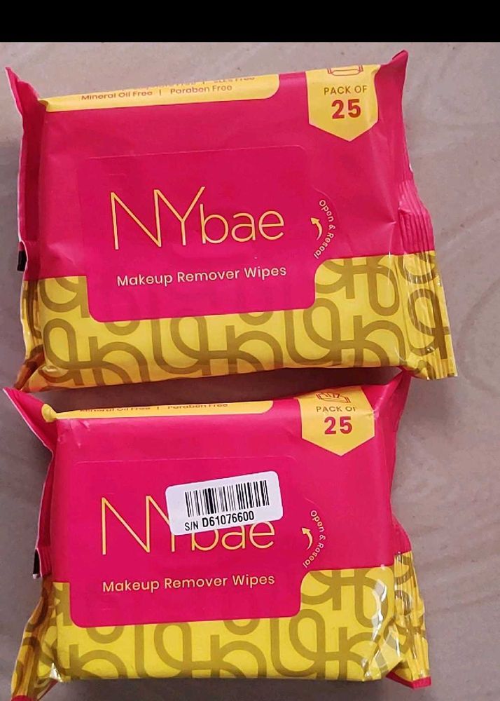 Pack Of 2 Ny Bae Makeup Remover Wipes