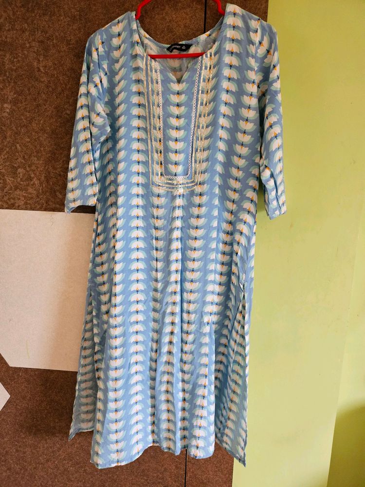 Skyblue Kurti