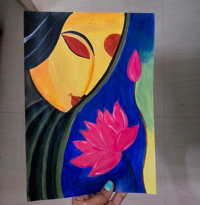 Devi Parvati Painting