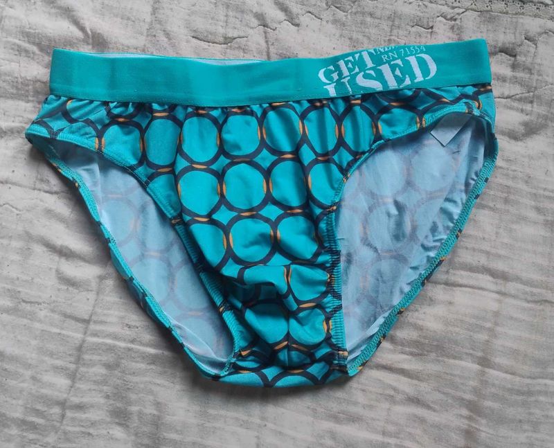 Sea Green Silky Briefs