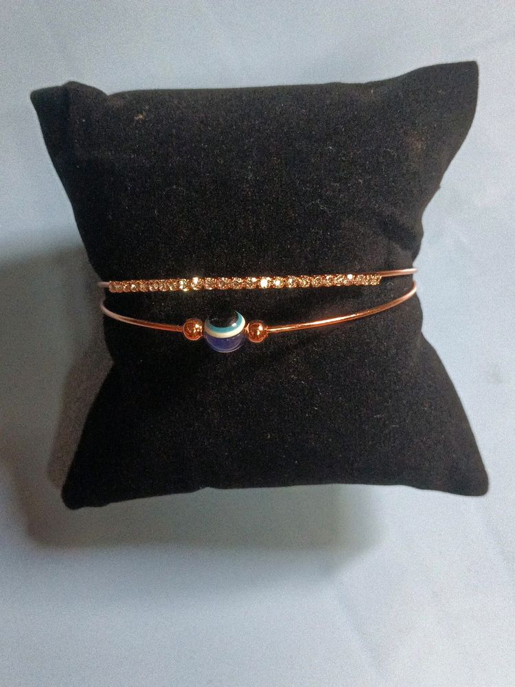 Evil Eye Rose Gold Bracelet