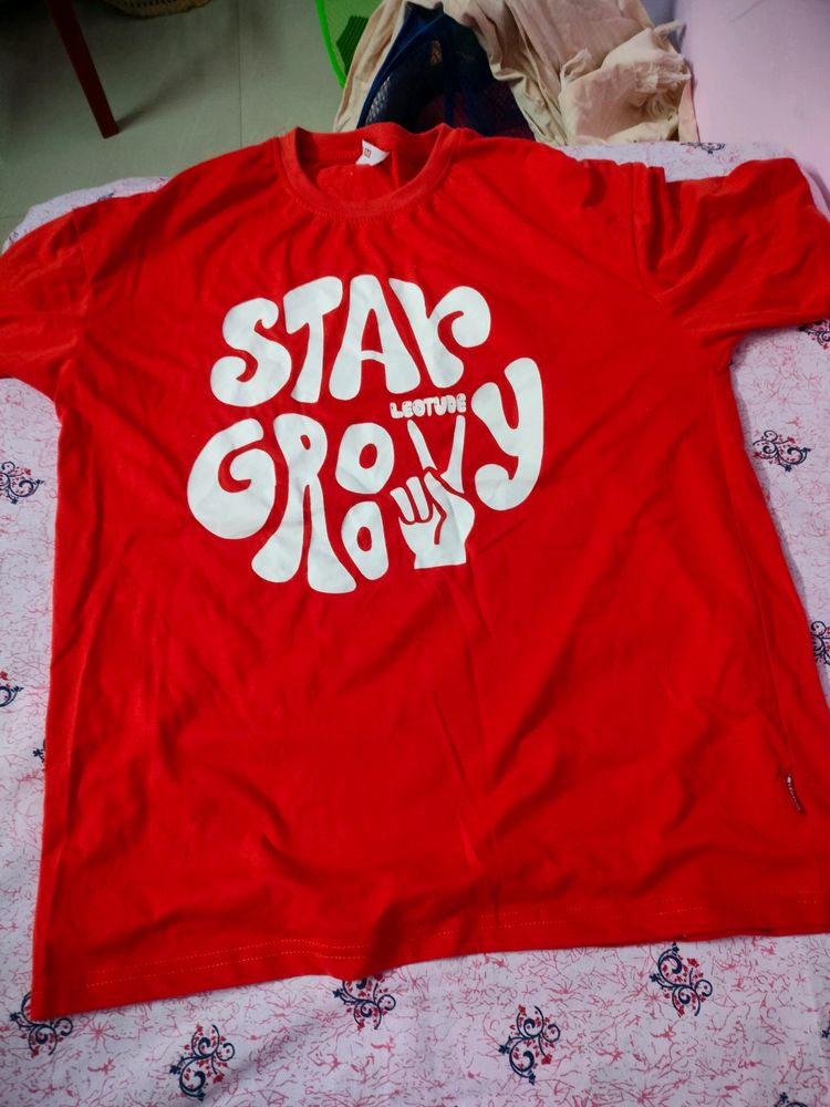 Stay Groovy Orange Tshirt