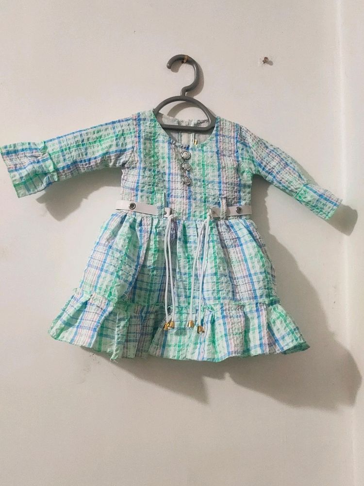 Frock For 3-6 Months Girl