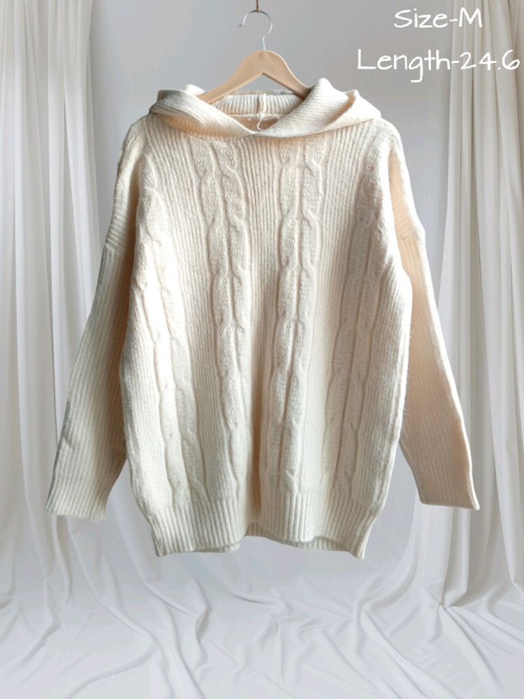 Soft Hooded Sweater