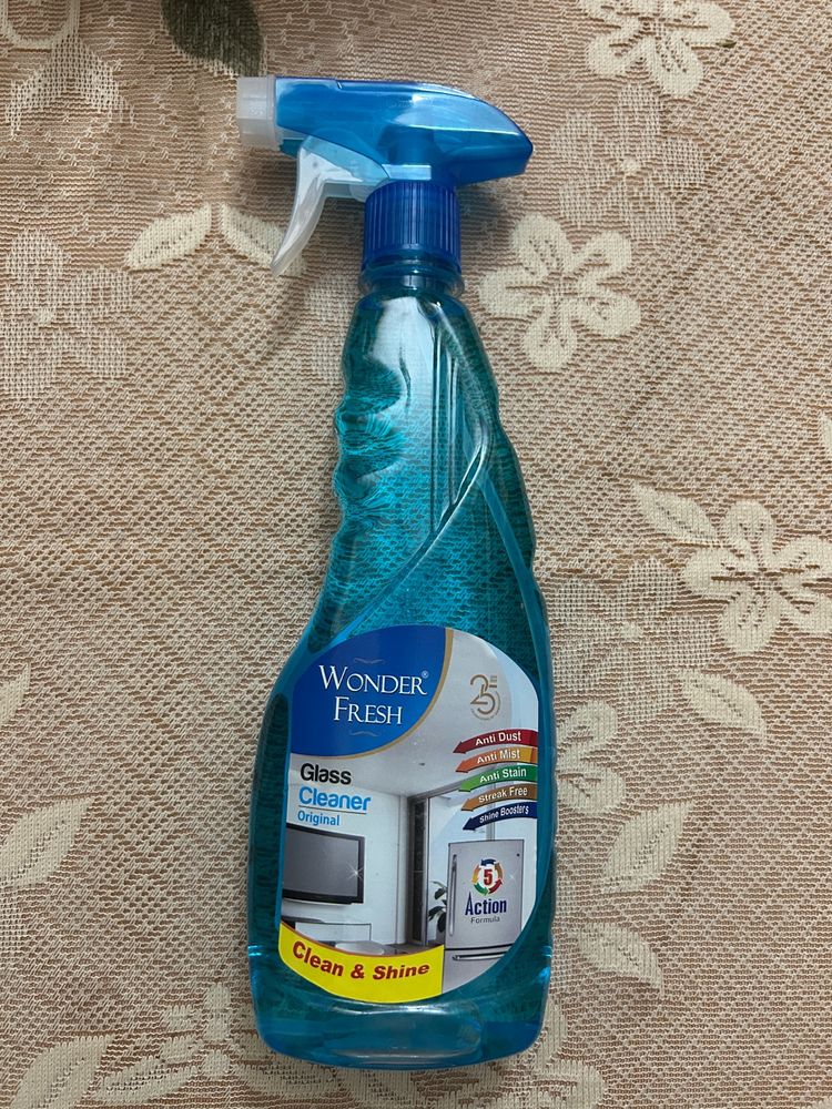 Wonder Fresh 500 ML Glass Cleaner Liquid Spray