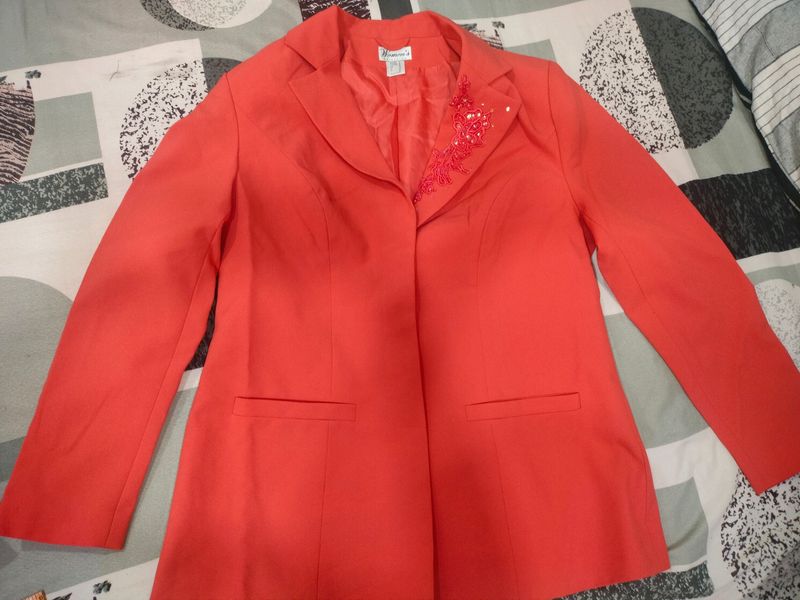 Women's Red Blazer