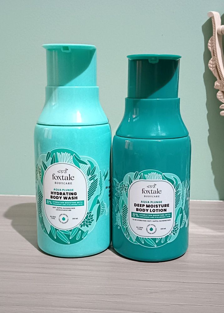 Foxtale Hydrating Body Wash And Lotion