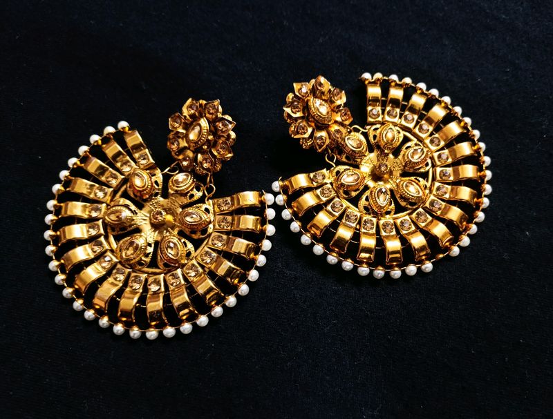 Golden Ear Rings