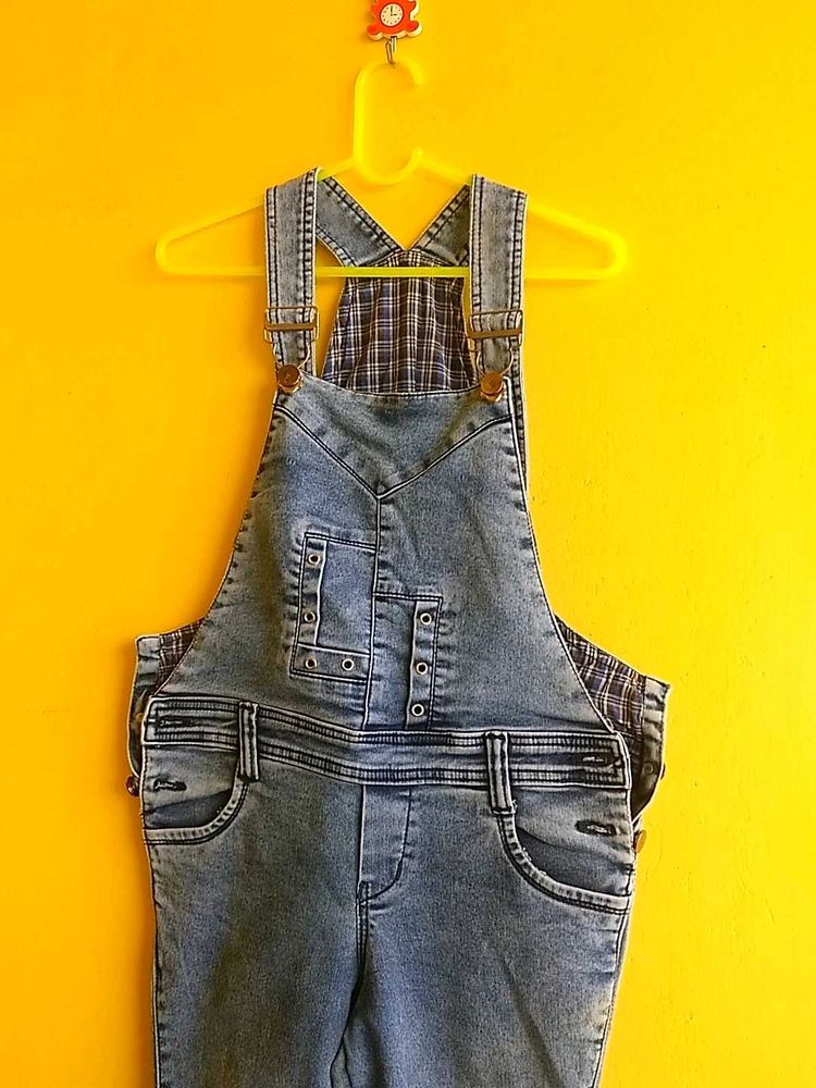 Women Blue Dungaree