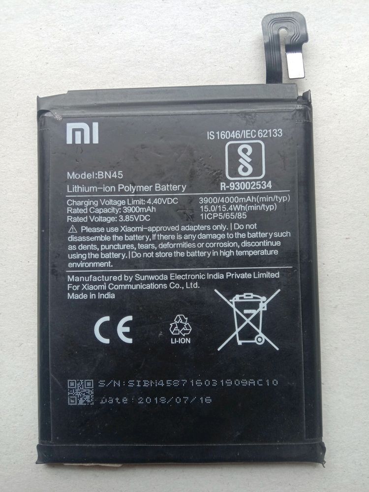 Redimi Note5pro Battery